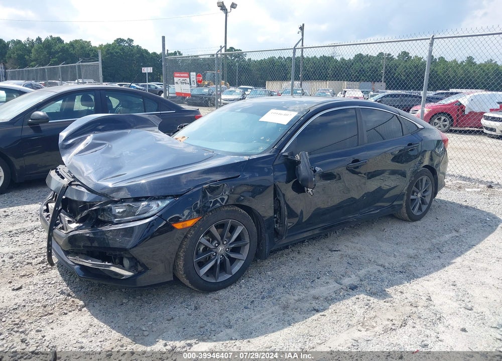 2019 HONDA CIVIC EX-L VIN: JHMFC1F72KX001008