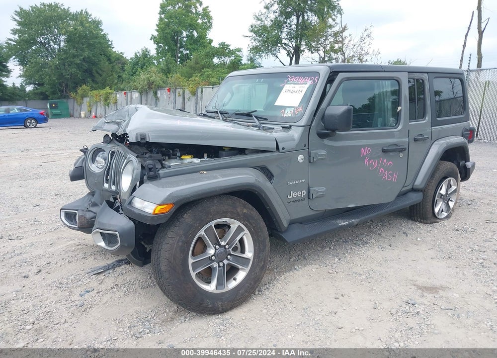 2022 JEEP WRANGLER UNLIMITED SAHARA 4X4 VIN: 1C4HJXEN9NW252900