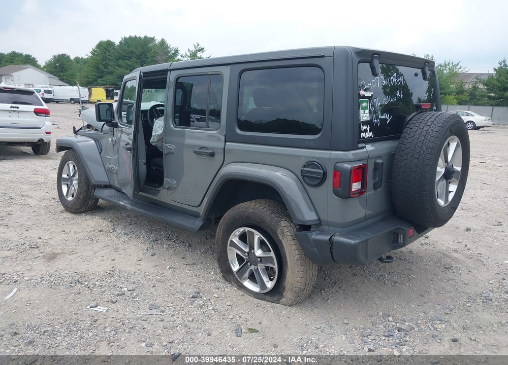 2022 JEEP WRANGLER UNLIMITED SAHARA 4X4 VIN: 1C4HJXEN9NW252900