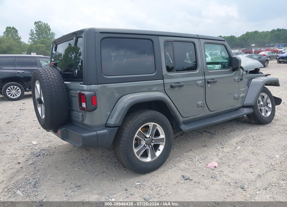 2022 JEEP WRANGLER UNLIMITED SAHARA 4X4 VIN: 1C4HJXEN9NW252900