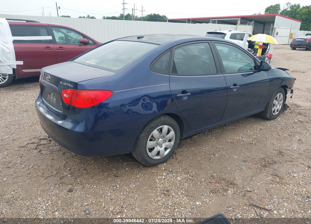 2009 HYUNDAI ELANTRA GLS VIN: KMHDU46D99U605529