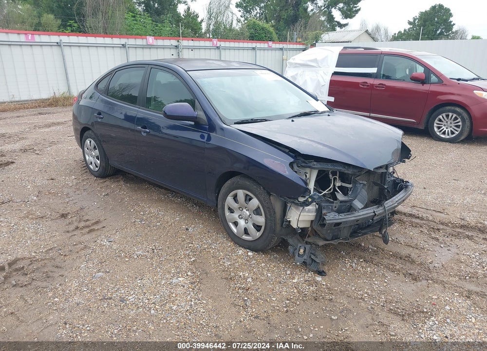 2009 HYUNDAI ELANTRA GLS VIN: KMHDU46D99U605529
