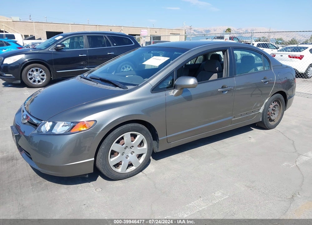 2007 HONDA CIVIC LX VIN: 1HGFA16507L068602