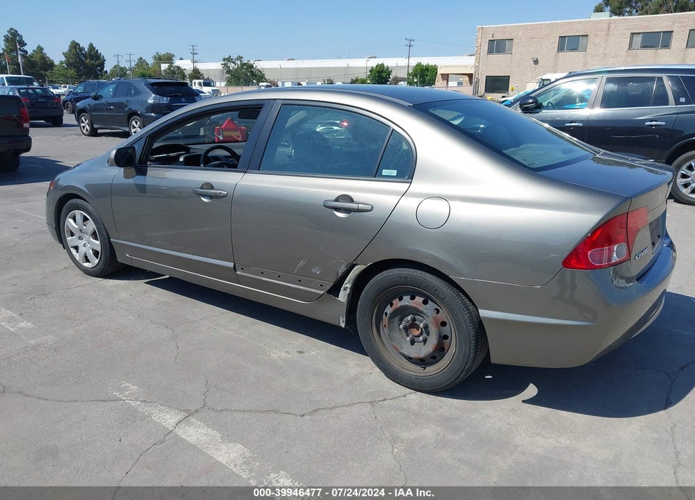 2007 HONDA CIVIC LX VIN: 1HGFA16507L068602