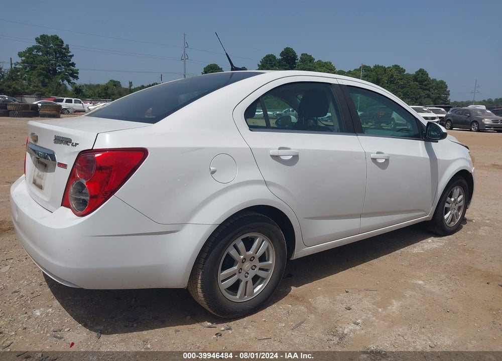 2014 CHEVROLET SONIC LT AUTO VIN: 1G1JC5SB1E4224412