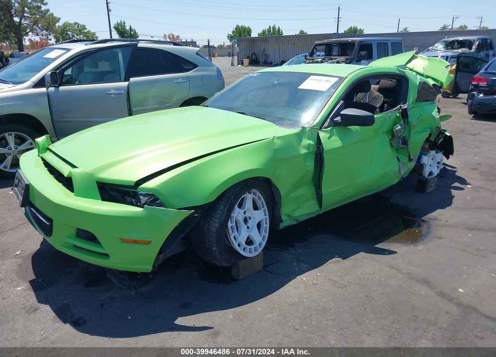 2013 FORD MUSTANG V6 VIN: 1ZVBP8AMXD5262697