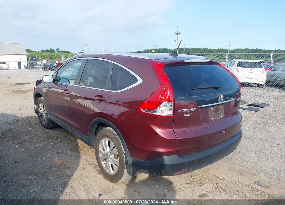 2014 HONDA CR-V EX-L VIN: 5J6RM4H77EL086475