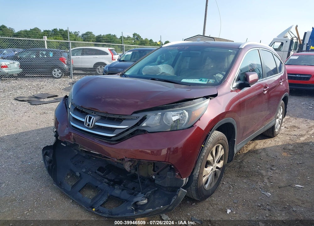 2014 HONDA CR-V EX-L VIN: 5J6RM4H77EL086475