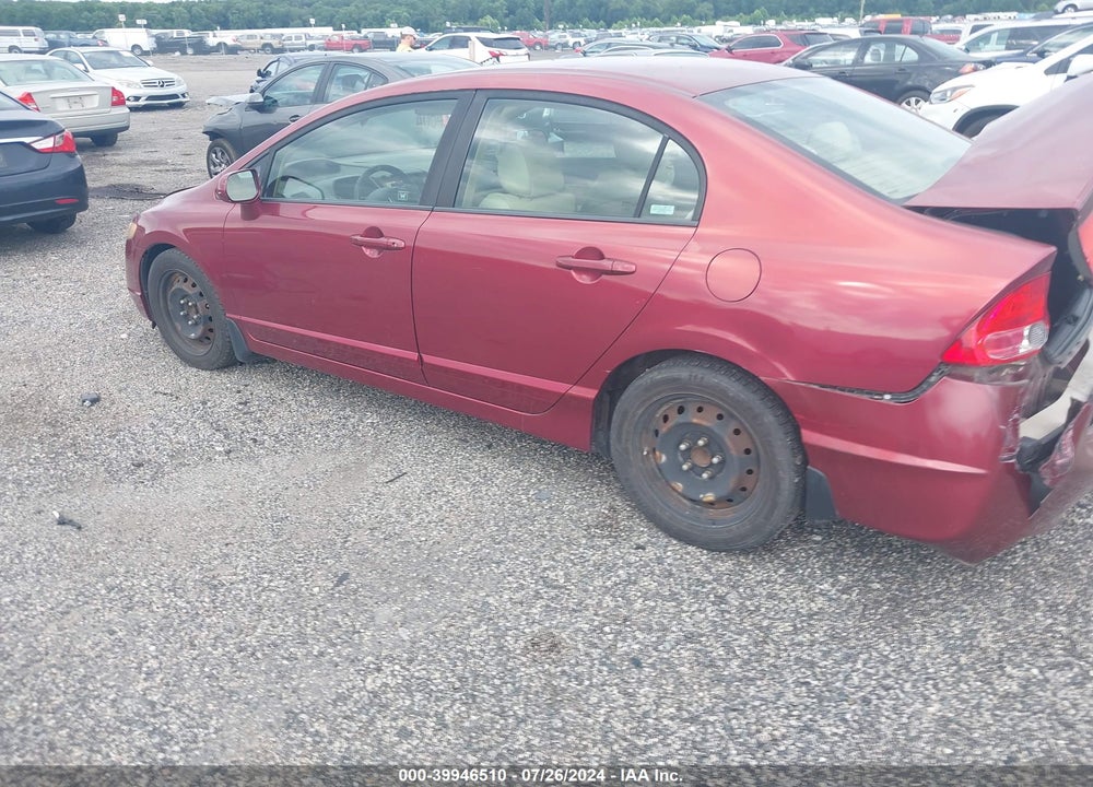 2008 HONDA CIVIC SDN VIN: 1HGFA165X8L117466