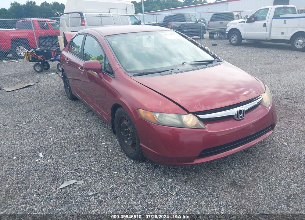 2008 HONDA CIVIC SDN VIN: 1HGFA165X8L117466