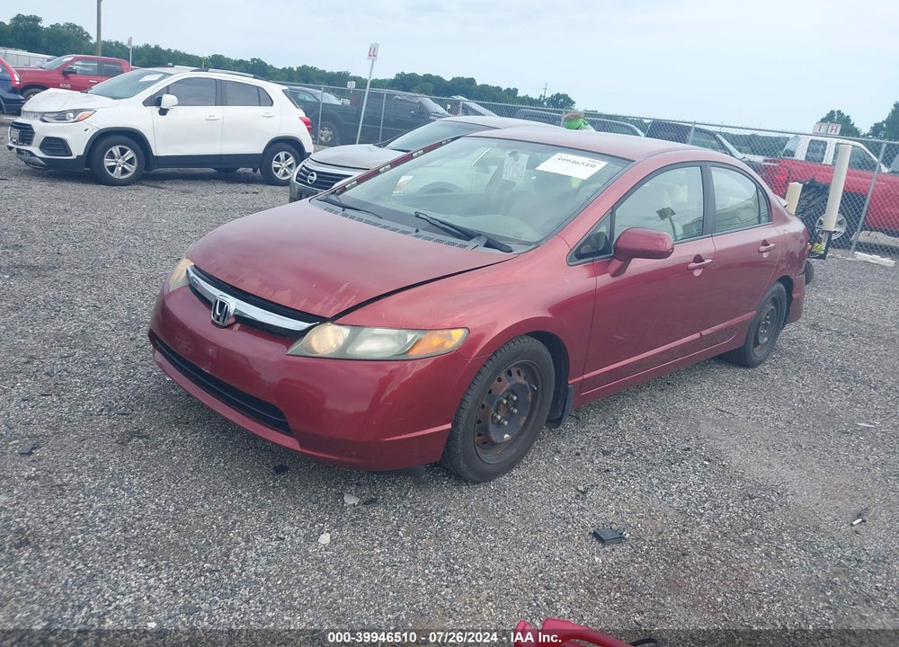 2008 HONDA CIVIC SDN VIN: 1HGFA165X8L117466