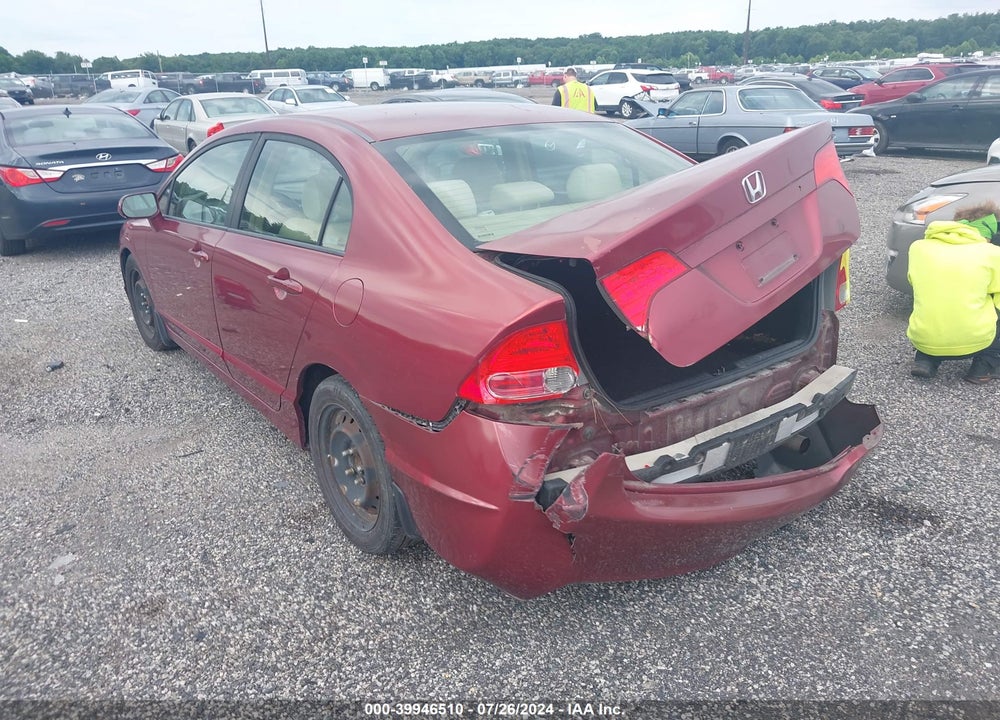2008 HONDA CIVIC SDN VIN: 1HGFA165X8L117466