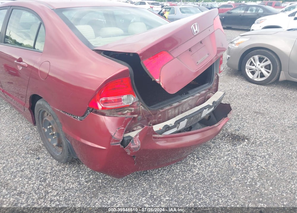 2008 HONDA CIVIC SDN VIN: 1HGFA165X8L117466
