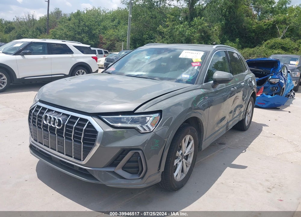 2024 AUDI Q3 PREMIUM 45 TFSI S LINE QUATTRO TIPTRONIC VIN: WA1DECF36R1059996