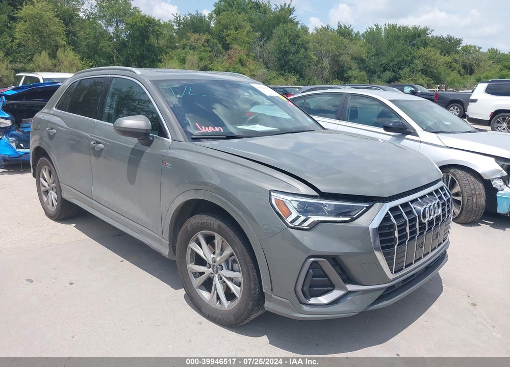 2024 AUDI Q3 PREMIUM 45 TFSI S LINE QUATTRO TIPTRONIC VIN: WA1DECF36R1059996