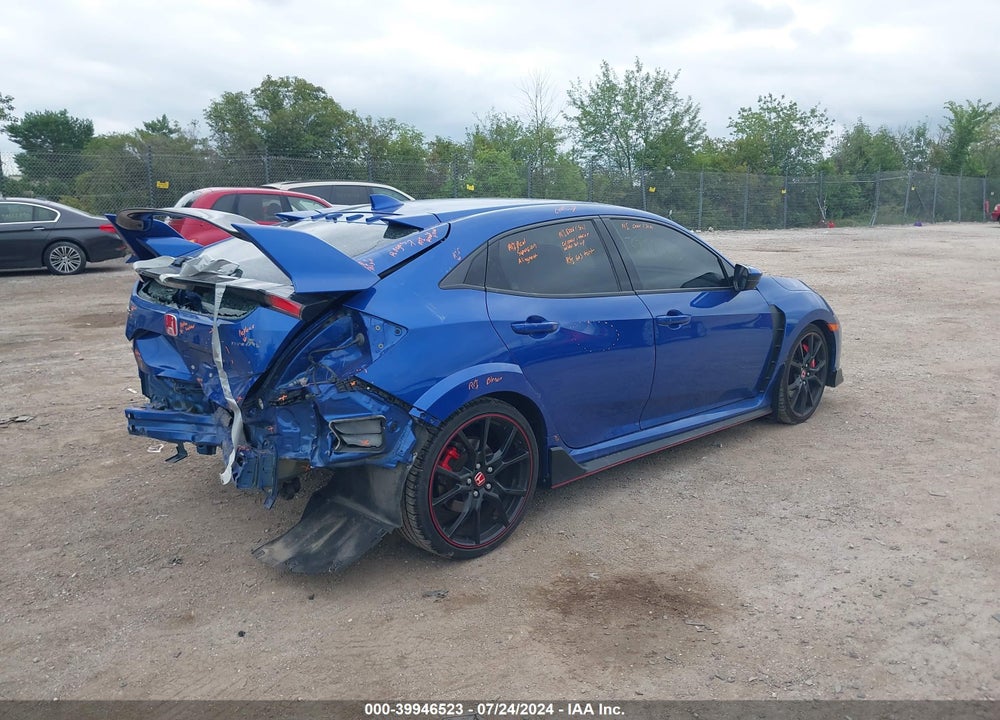 2019 HONDA CIVIC TYPE-R TOURING VIN: SHHFK8G76KU206531