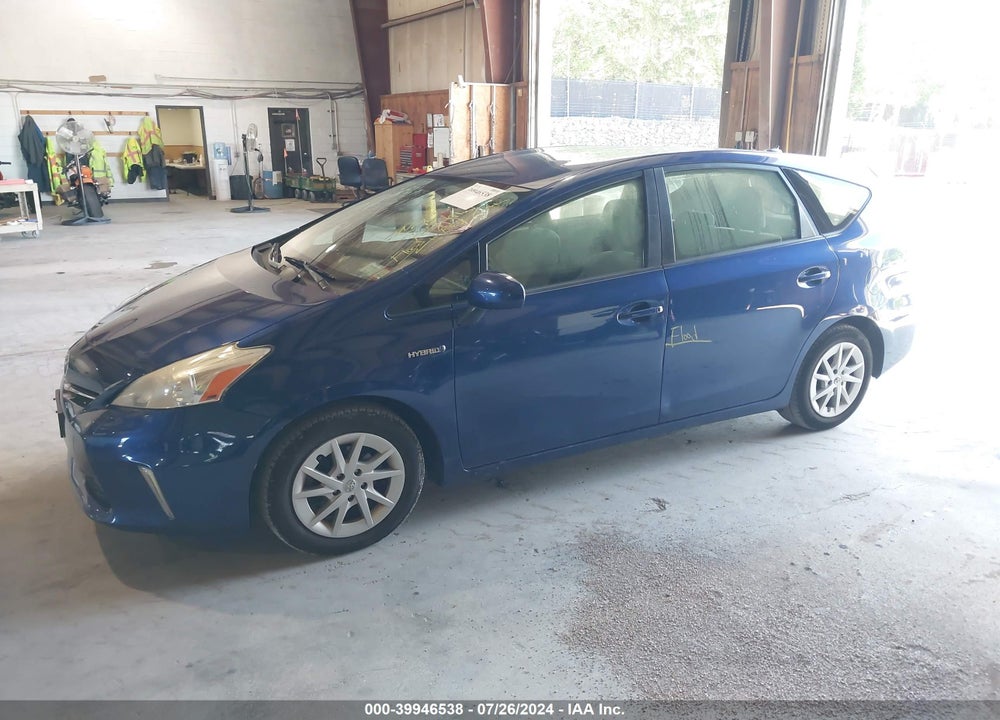 2012 TOYOTA PRIUS V FIVE/THREE/TWO VIN: JTDZN3EUXC3120896