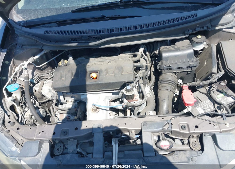 2012 HONDA CIVIC LX VIN: 19XFB2F59CE310582