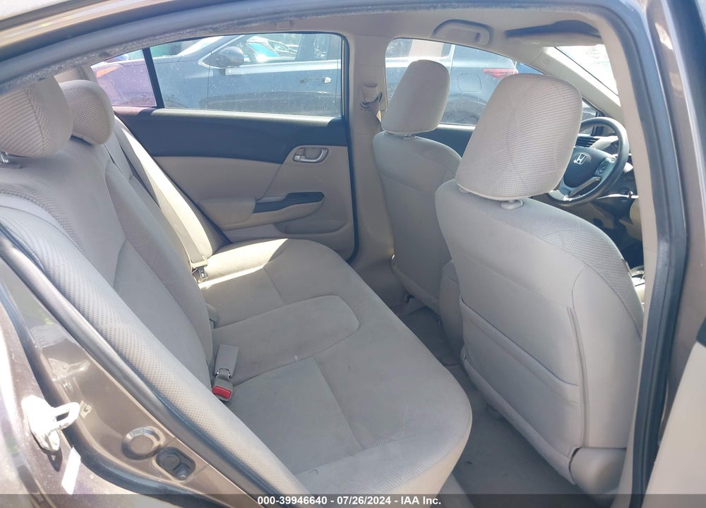2012 HONDA CIVIC LX VIN: 19XFB2F59CE310582