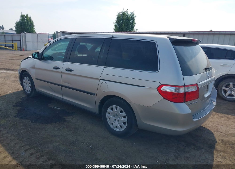 2007 HONDA ODYSSEY LX VIN: 5FNRL38217B065182
