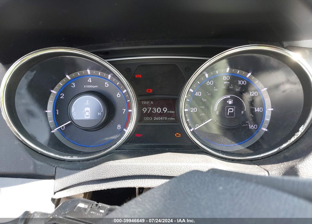 2012 HYUNDAI SONATA GLS VIN: 5NPEB4AC0CH452229