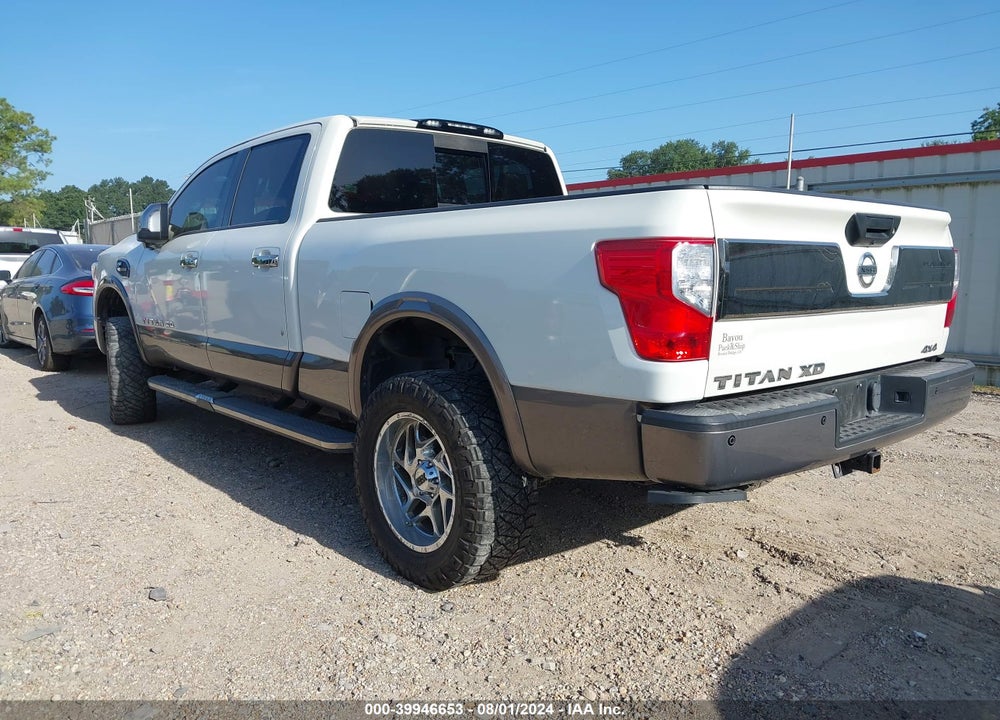 2018 NISSAN TITAN XD PLATINUM RESERVE DIESEL VIN: 1N6BA1F41JN516858