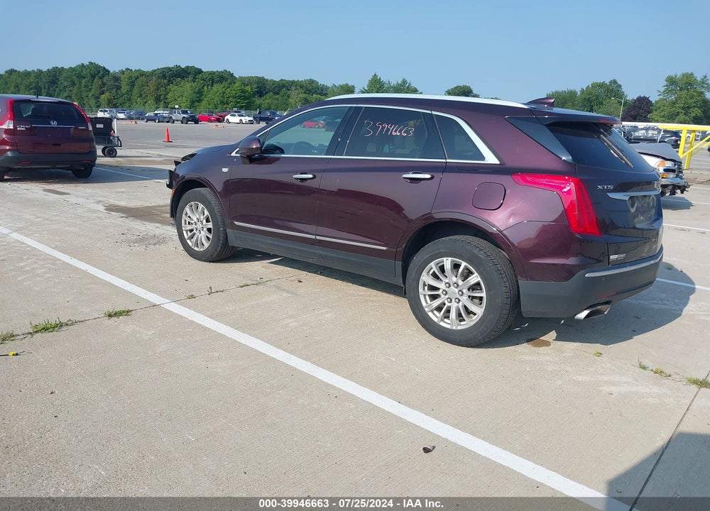 2017 CADILLAC XT5 STANDARD VIN: 1GYKNARS1HZ325603