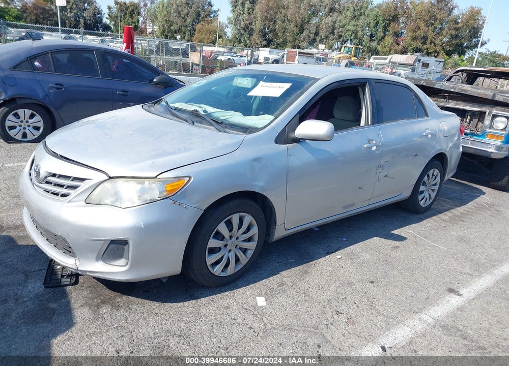 2013 TOYOTA COROLLA LE VIN: 5YFBU4EE6DP188270