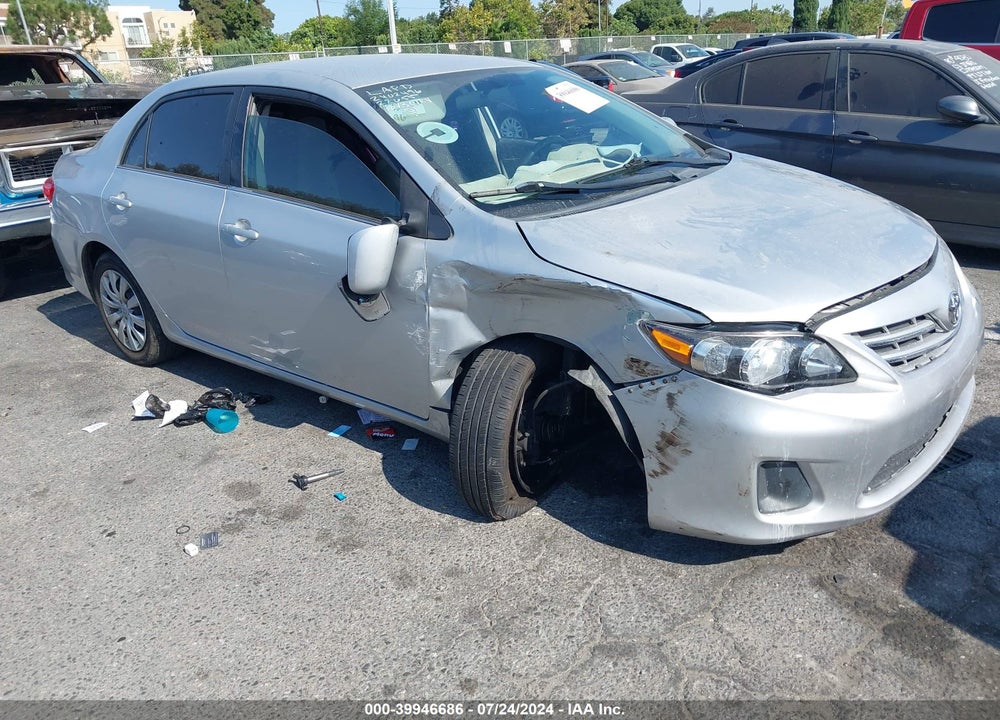 2013 TOYOTA COROLLA LE VIN: 5YFBU4EE6DP188270