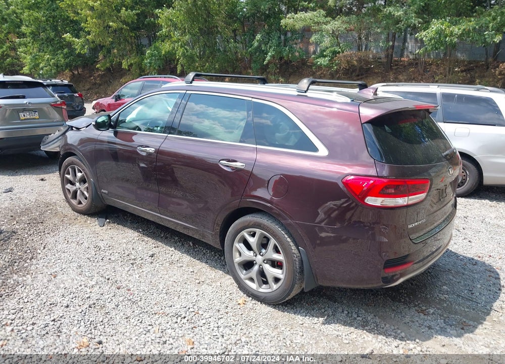 2016 KIA SORENTO 3.3L SX VIN: 5XYPKDA55GG008934