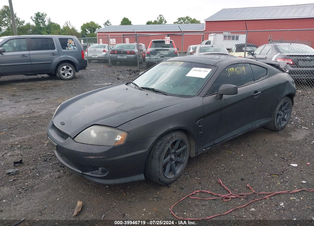2006 HYUNDAI TIBURON GS VIN: KMHHM65D86U227617