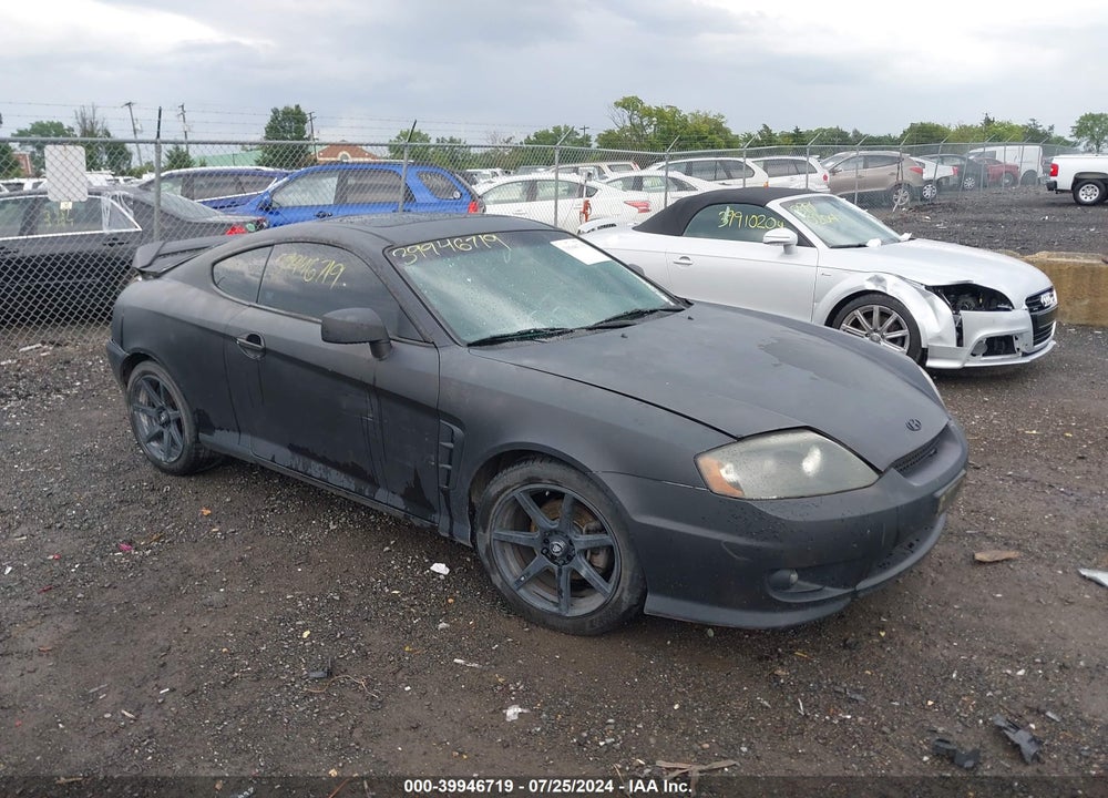 2006 HYUNDAI TIBURON GS VIN: KMHHM65D86U227617
