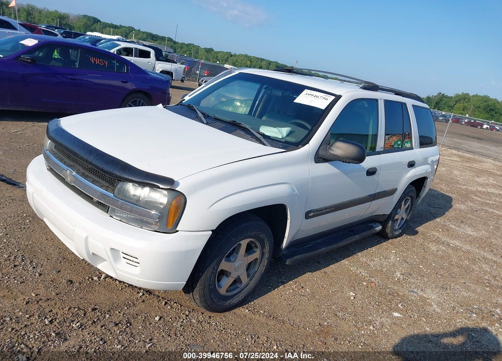 2004 CHEVROLET TRAILBLAZER LS VIN: 1GNDS13S342227618