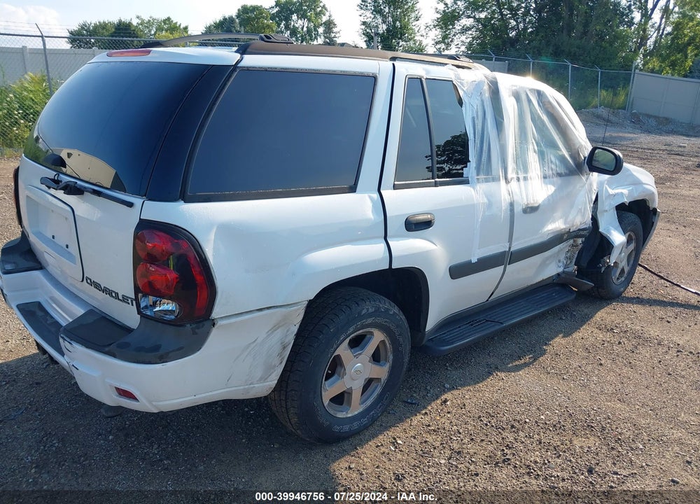2004 CHEVROLET TRAILBLAZER LS VIN: 1GNDS13S342227618