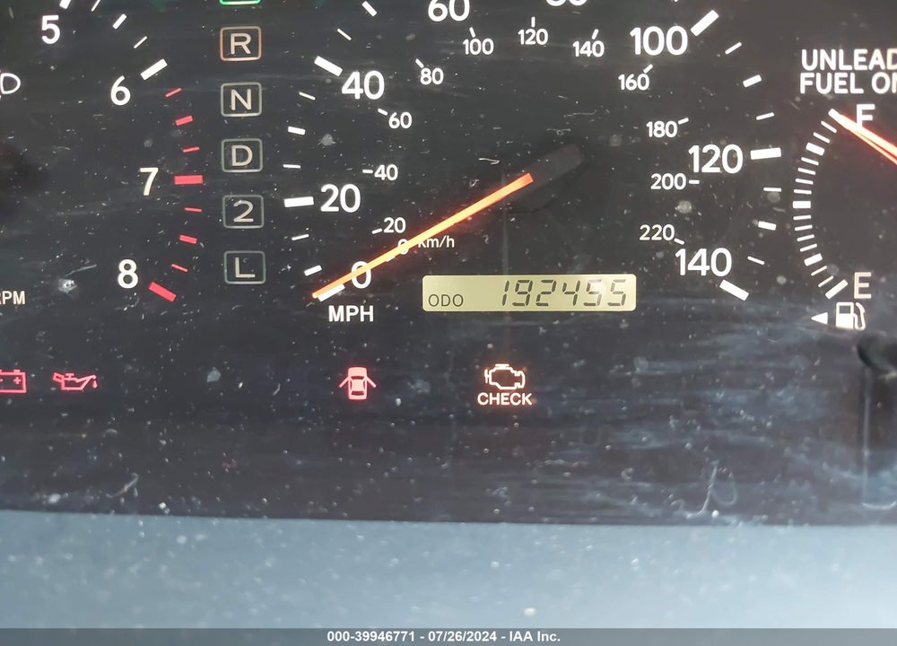 2001 LEXUS ES 300 VIN: JT8BF28G810313558