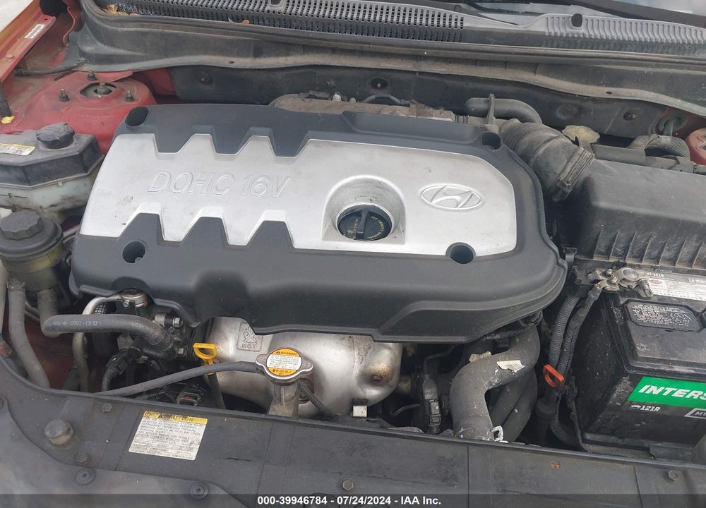 2008 HYUNDAI ACCENT GS VIN: KMHCM36C18U057067