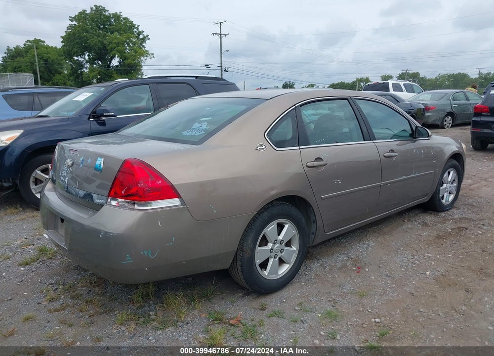 2006 CHEVROLET IMPALA LT VIN: 2G1WT55KX69126995
