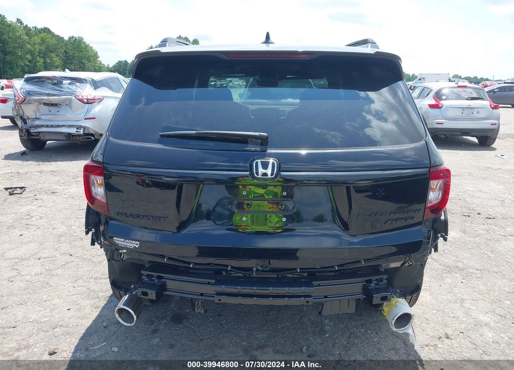 2024 HONDA PASSPORT AWD BLACK VIN: 5FNYF8H84RB001175