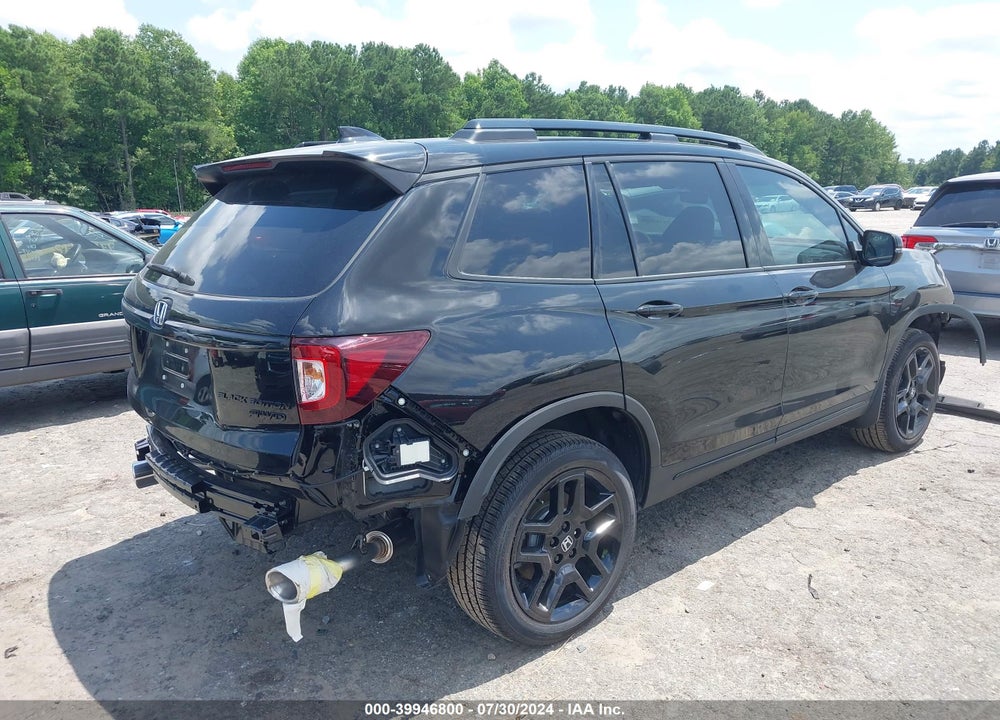 2024 HONDA PASSPORT AWD BLACK VIN: 5FNYF8H84RB001175