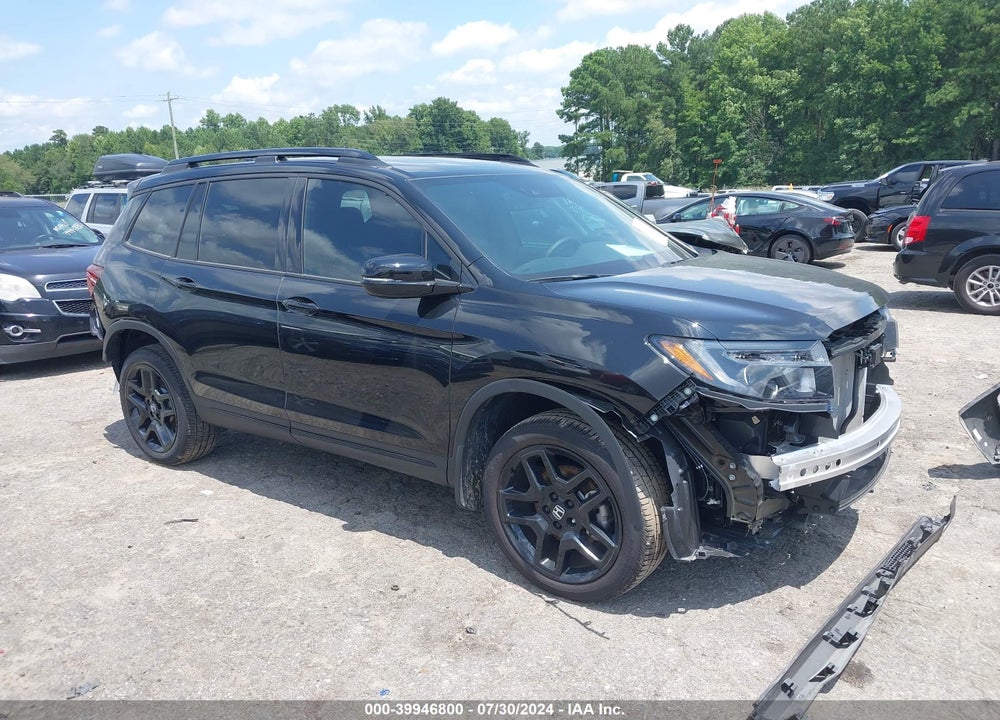 2024 HONDA PASSPORT AWD BLACK VIN: 5FNYF8H84RB001175