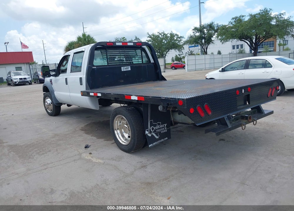 2008 FORD F-450 CHASSIS LARIAT/XL/XLT VIN: 1FDXW46R48EE19411