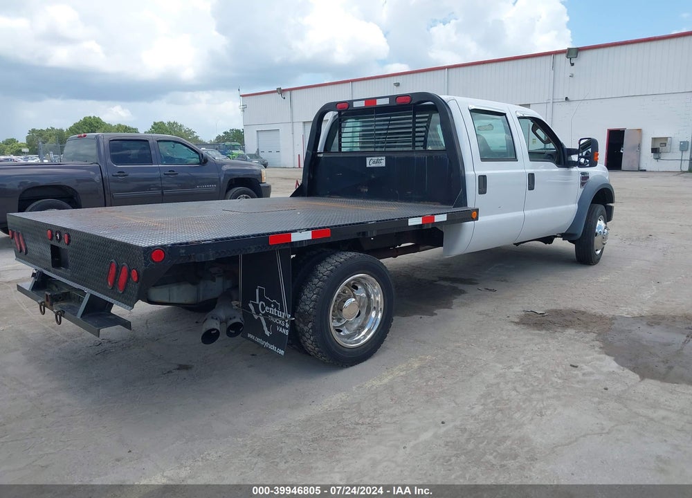 2008 FORD F-450 CHASSIS LARIAT/XL/XLT VIN: 1FDXW46R48EE19411