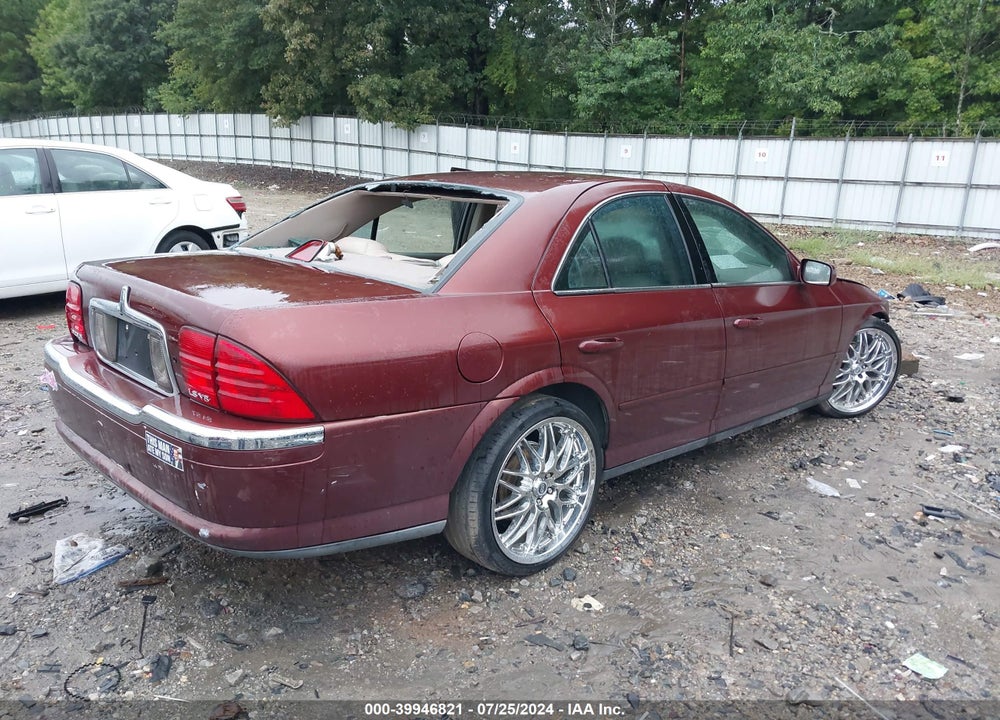 2002 LINCOLN LS V8 AUTO VIN: 1LNHM87A22Y707797