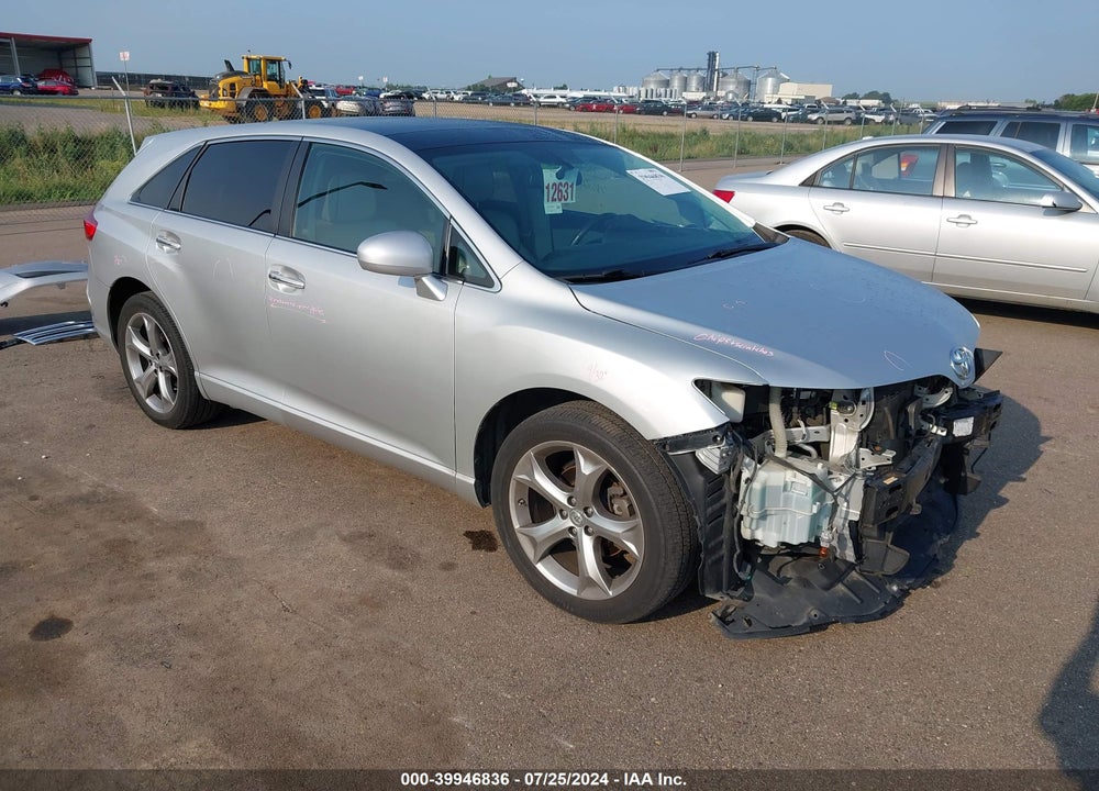 2012 TOYOTA VENZA XLE V6 VIN: 4T3BK3BB1CU072280