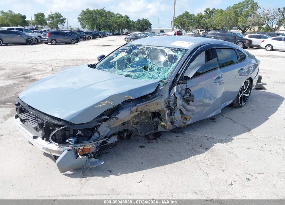 2021 HONDA ACCORD SPORT VIN: 1HGCV1F38MA010539