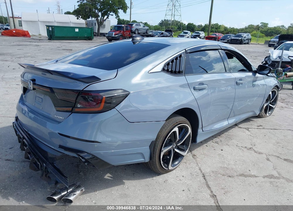2021 HONDA ACCORD SPORT VIN: 1HGCV1F38MA010539