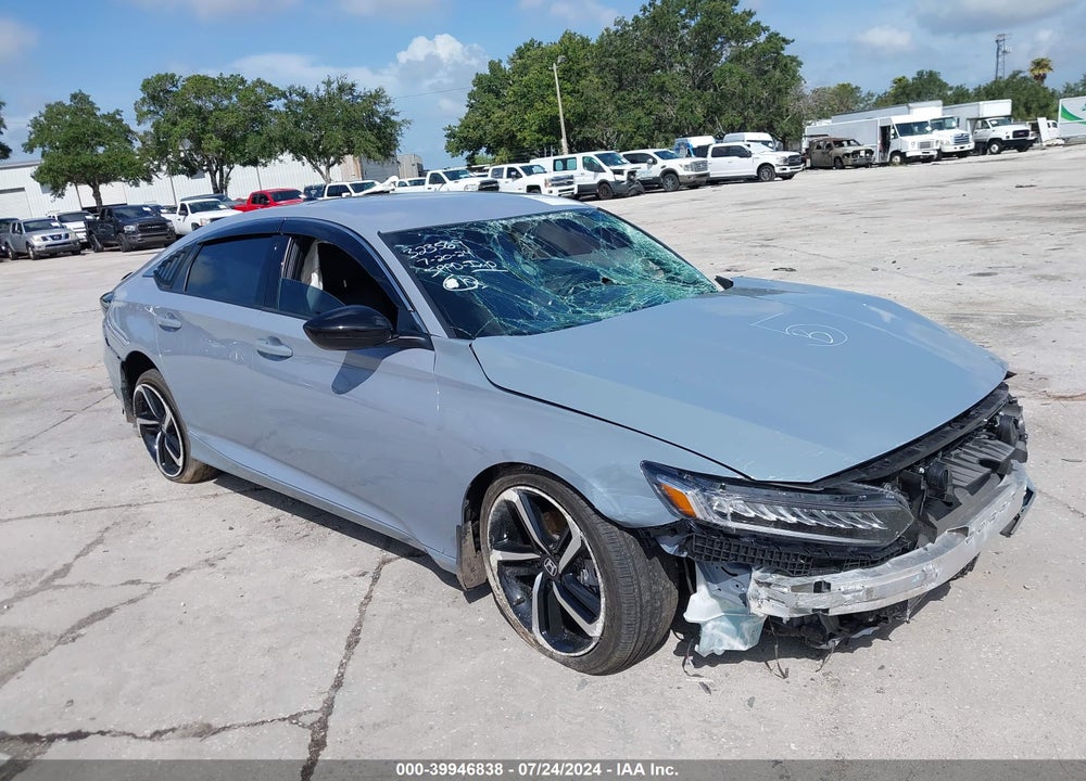 2021 HONDA ACCORD SPORT VIN: 1HGCV1F38MA010539