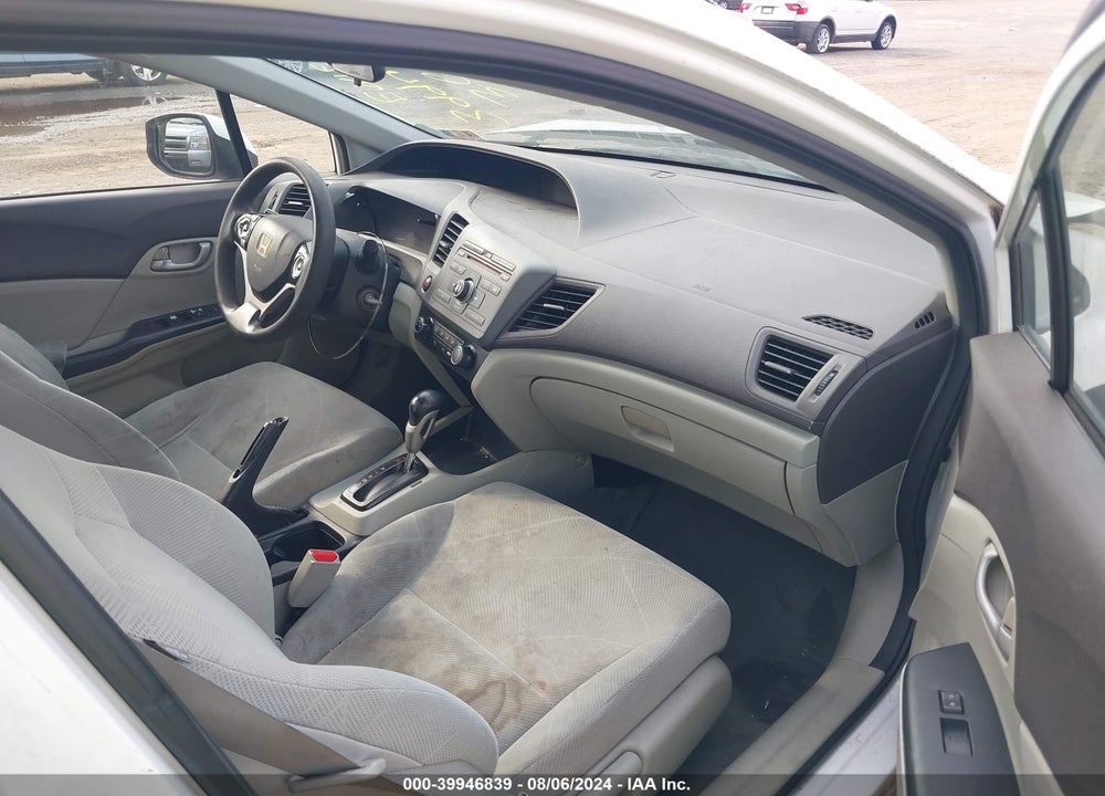 2012 HONDA CIVIC LX VIN: 2HGFB2F56CH311937