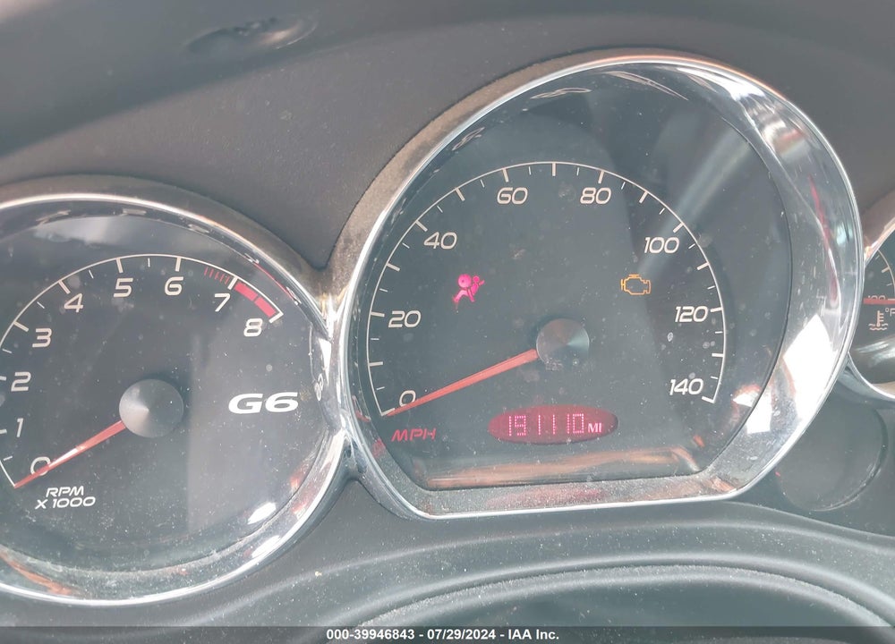 2008 PONTIAC G6 VIN: 1G2ZG57B384266919