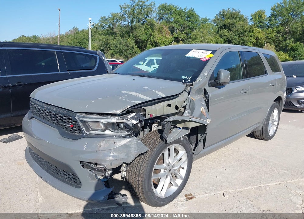 2022 DODGE DURANGO GT AWD VIN: 1C4RDJDG2NC219928